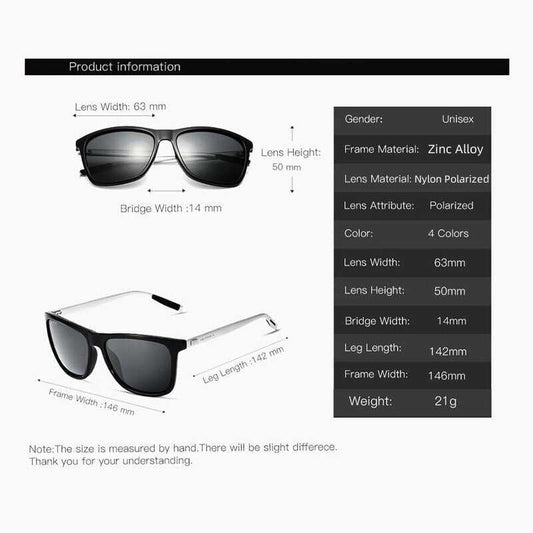Nouveau conception de lunettes de soleil polarisées pour les hommes